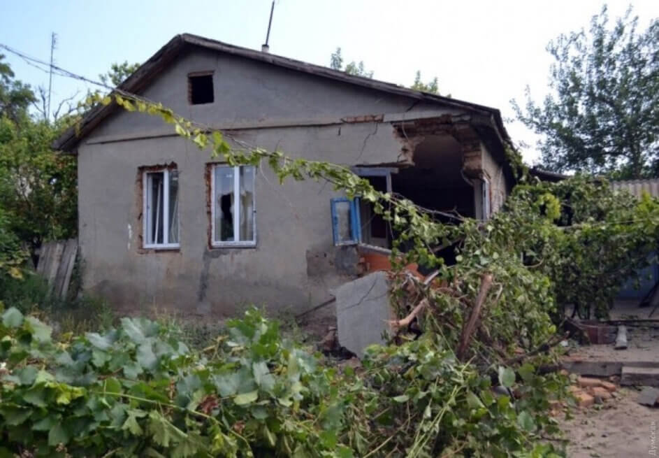 Погром ромських домів у Лощинівці, 2016 рік. Фото: Думская