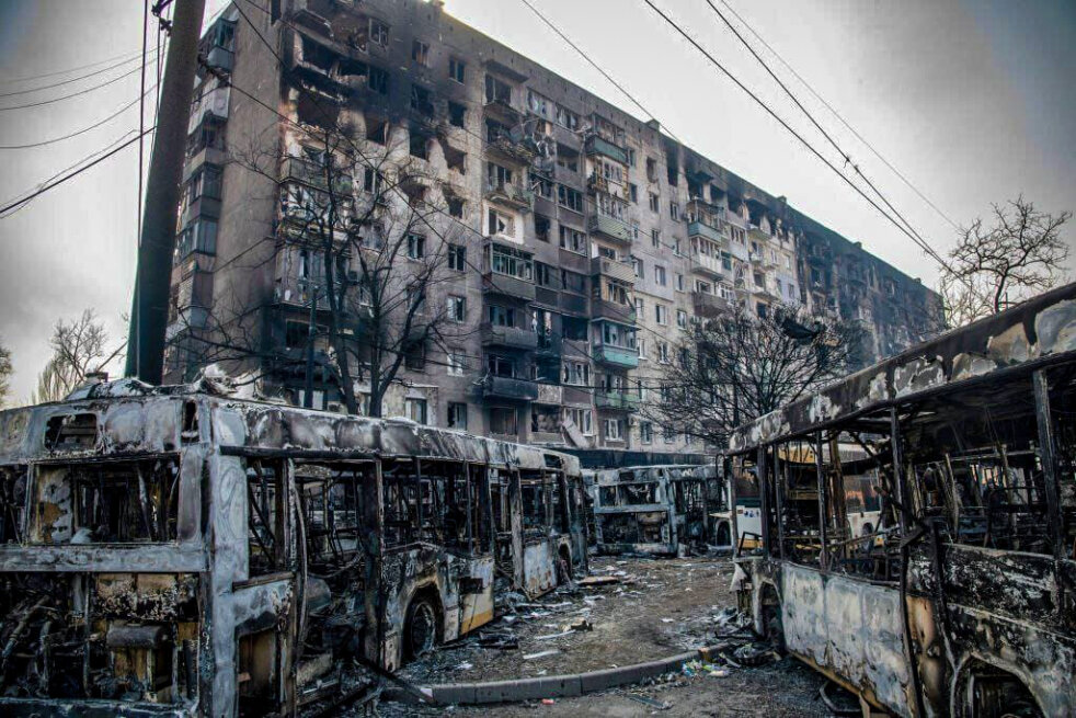 Маріуполь, 2022 рік. Фото: телеграм-канал «Мариуполь сейчас»