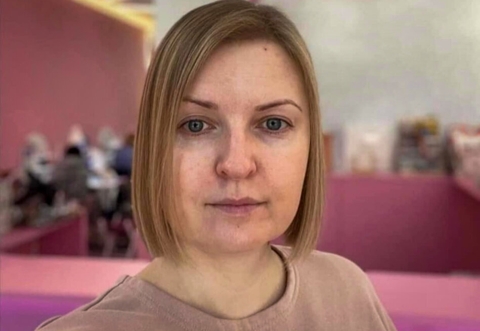 Ірина Горобцова. Фото: твіттер адвоката Еміля Курбедінова