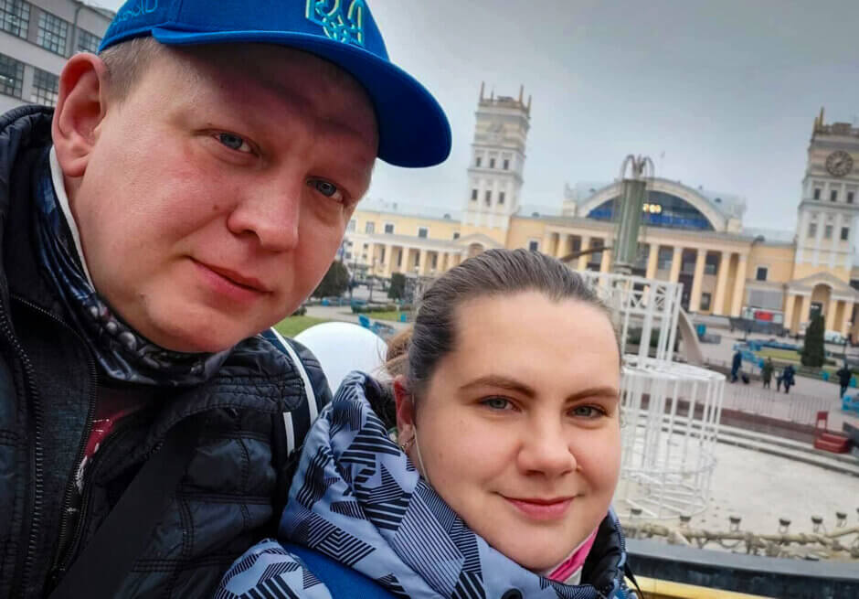 Сергій та Анастасія Рибальченко. Фото: сторінка Анастасії Рибальченко у фейсбуці