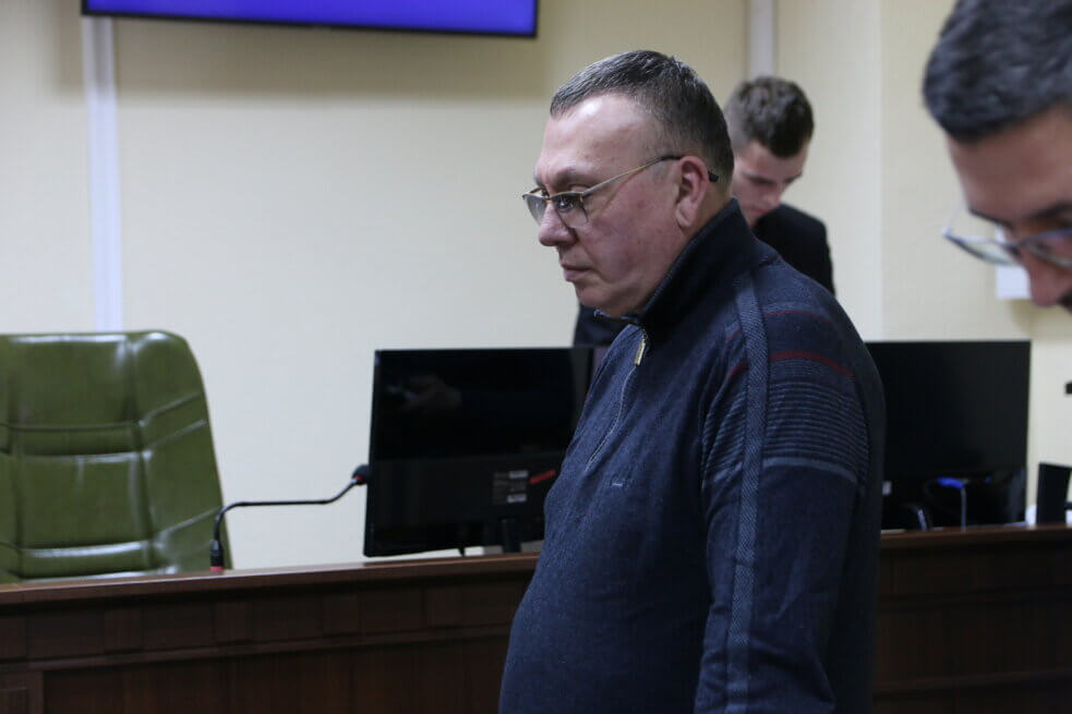 Суддя Білгород-Дністровського районного суду Олександр Боярський, 16 січня 2024 року. Фото: Олексій Арунян, Ґрати